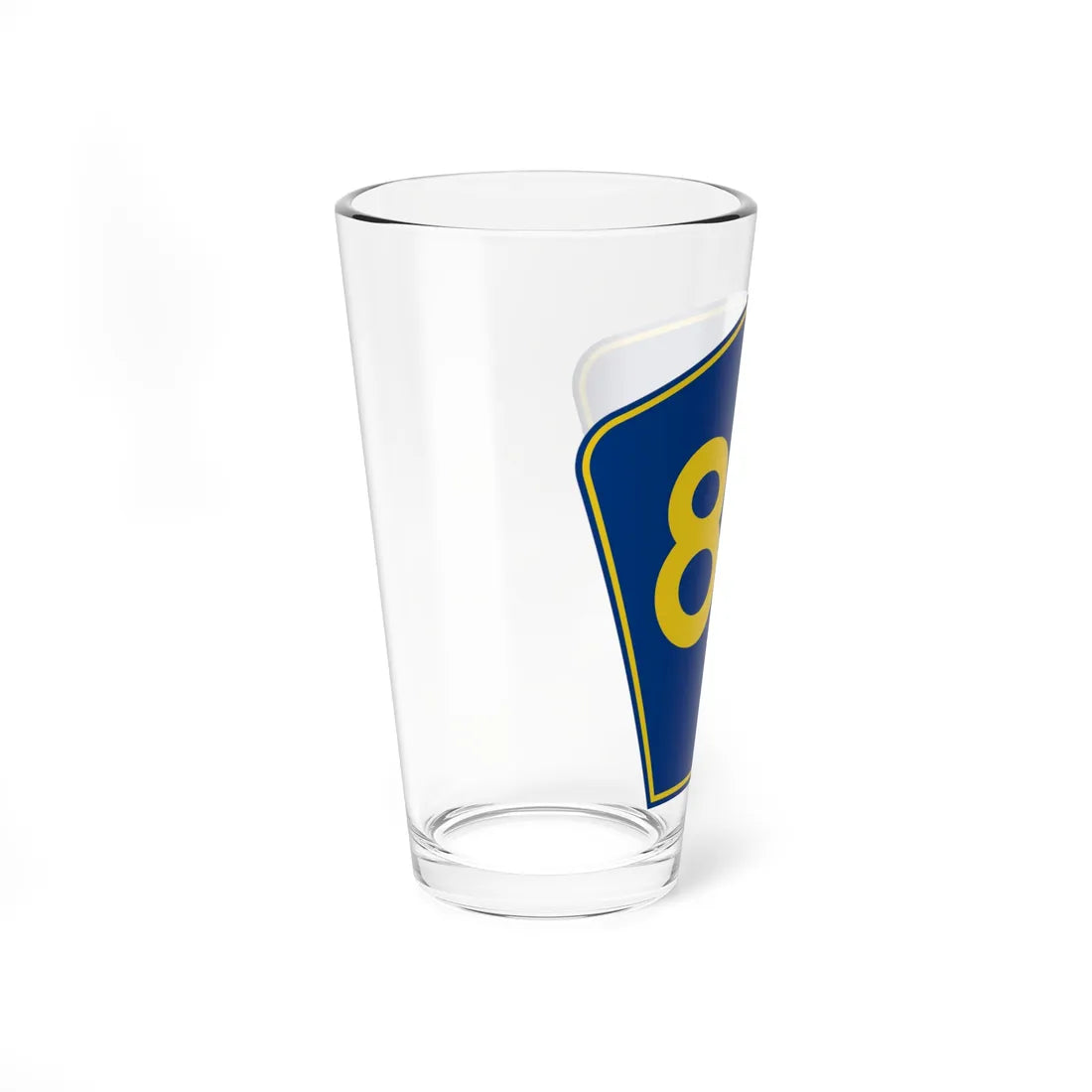 PR secondary 83 (Puerto Rico) (Road Sign) Pint Glass 16oz - Go Mug Yourself