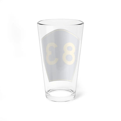PR secondary 83 (Puerto Rico) (Road Sign) Pint Glass 16oz - Go Mug Yourself