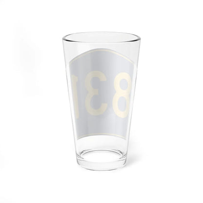 PR secondary 831 (Puerto Rico) (Road Sign) Pint Glass 16oz - Go Mug Yourself
