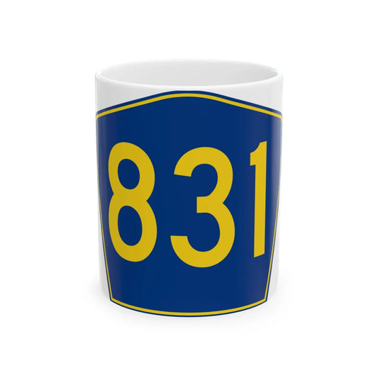PR secondary 831 (Puerto Rico) (Road Sign) White Coffee Mug 11oz - Go Mug Yourself