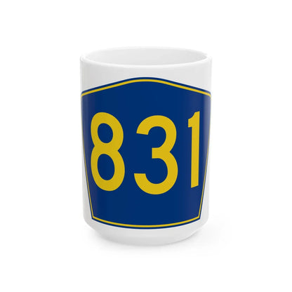PR secondary 831 (Puerto Rico) (Road Sign) White Coffee Mug 15oz - Go Mug Yourself