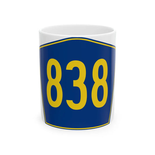 PR secondary 838 (Puerto Rico) (Road Sign) White Coffee Mug 11oz - Go Mug Yourself