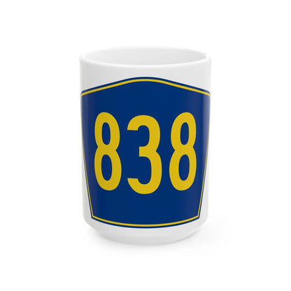 PR secondary 838 (Puerto Rico) (Road Sign) White Coffee Mug 15oz - Go Mug Yourself