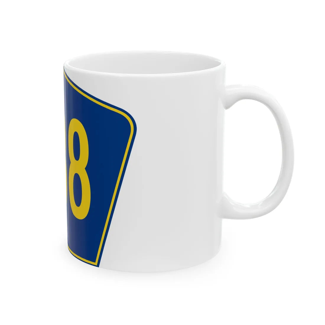 PR secondary 838 (Puerto Rico) (Road Sign) White Coffee Mug - Go Mug Yourself