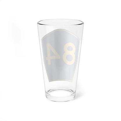 PR secondary 84 (Puerto Rico) (Road Sign) Pint Glass 16oz - Go Mug Yourself