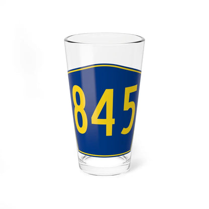 PR secondary 845 (Puerto Rico) (Road Sign) Pint Glass 16oz 16oz - Go Mug Yourself