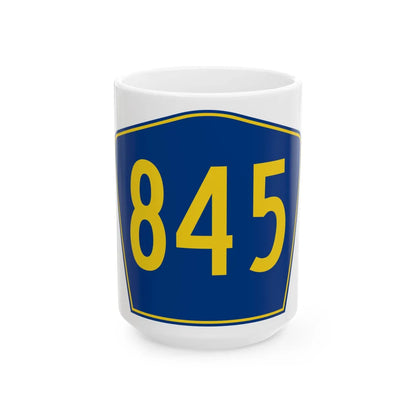 PR secondary 845 (Puerto Rico) (Road Sign) White Coffee Mug 15oz - Go Mug Yourself