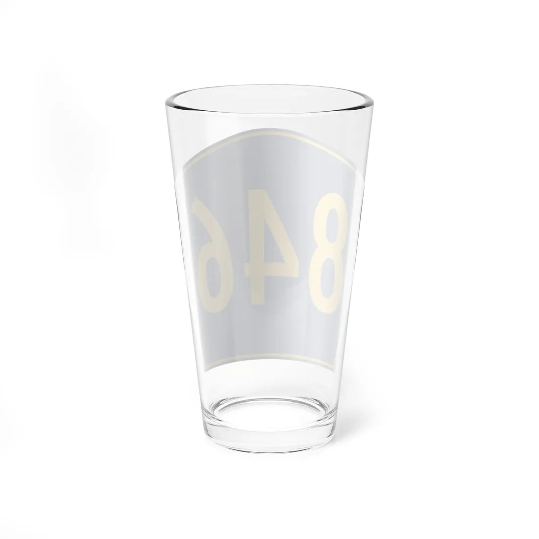 PR secondary 846 (Puerto Rico) (Road Sign) Pint Glass 16oz - Go Mug Yourself
