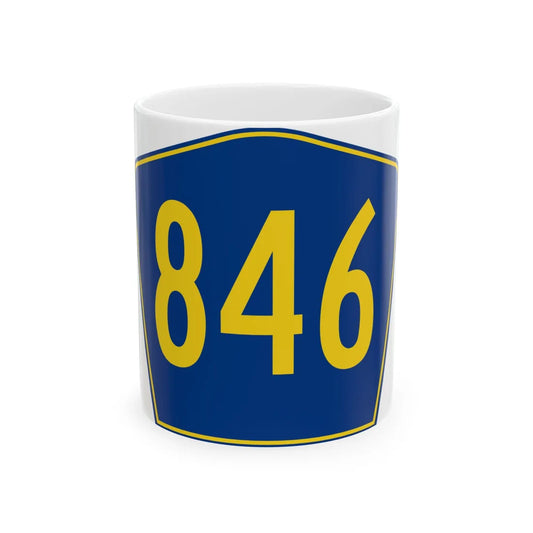 PR secondary 846 (Puerto Rico) (Road Sign) White Coffee Mug 11oz - Go Mug Yourself