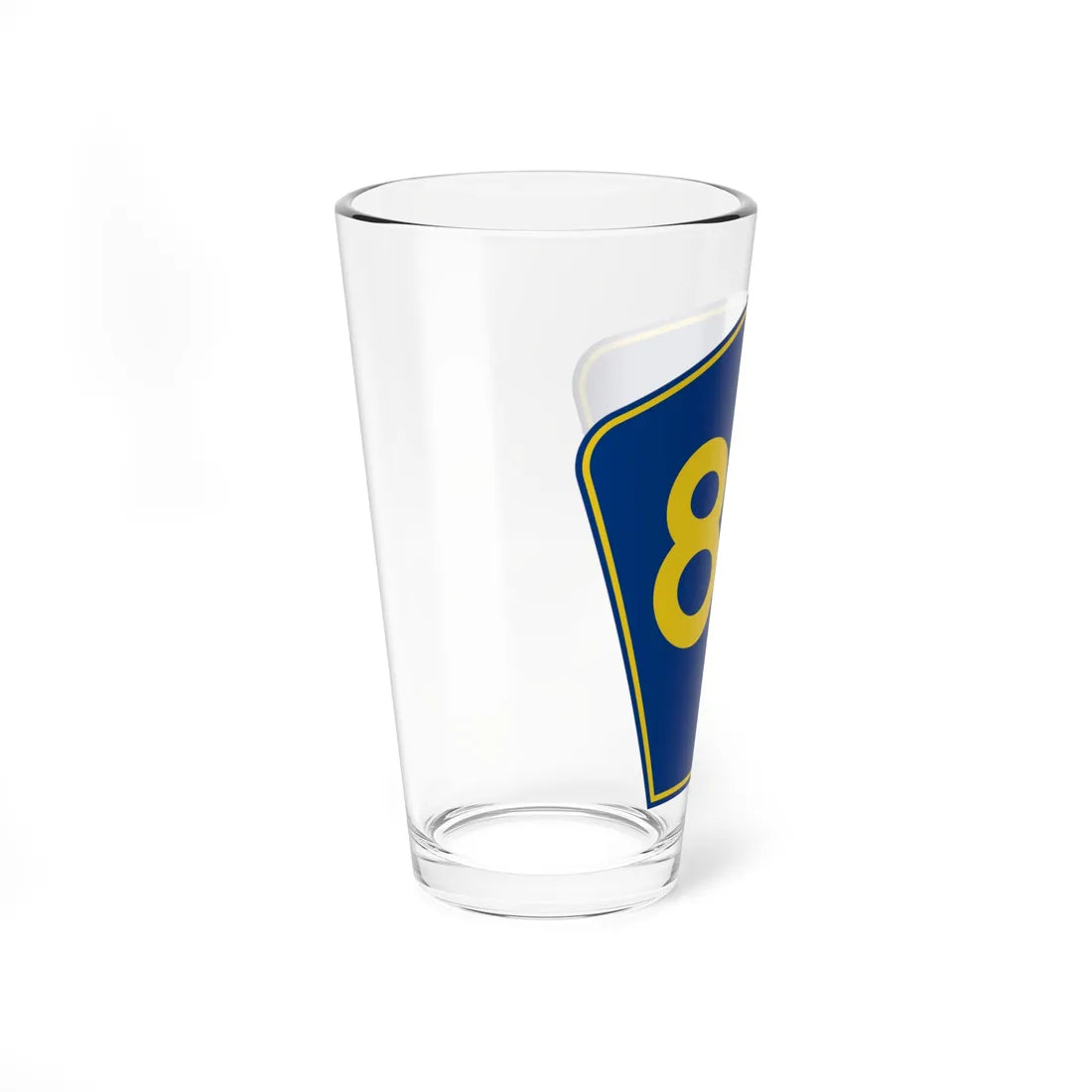 PR secondary 85 (Puerto Rico) (Road Sign) Pint Glass 16oz - Go Mug Yourself