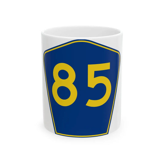 PR secondary 85 (Puerto Rico) (Road Sign) White Coffee Mug 11oz - Go Mug Yourself