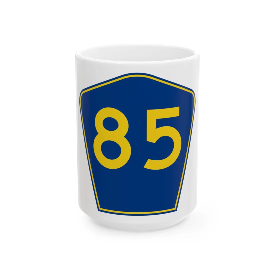 PR secondary 85 (Puerto Rico) (Road Sign) White Coffee Mug 15oz - Go Mug Yourself