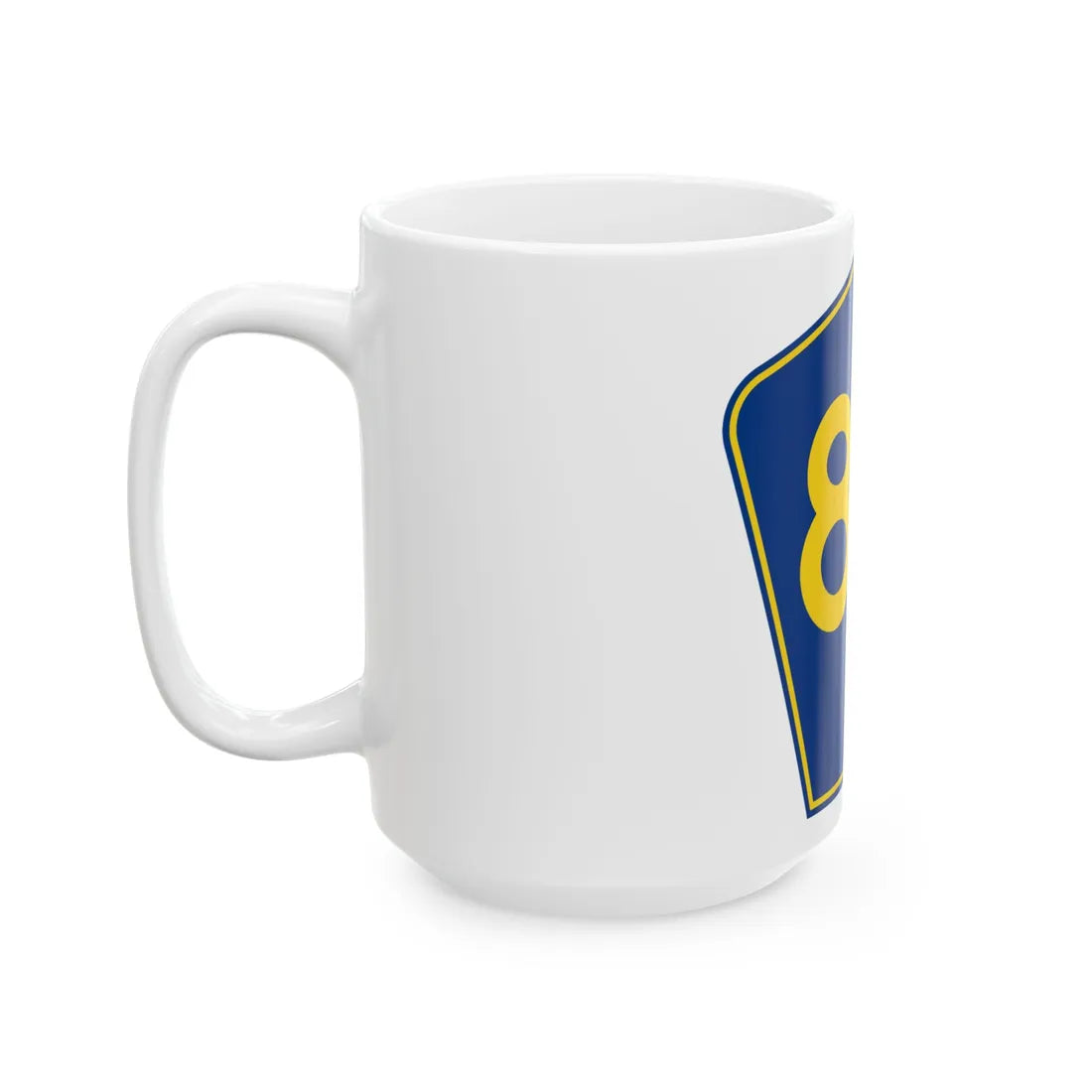 PR secondary 85 (Puerto Rico) (Road Sign) White Coffee Mug - Go Mug Yourself