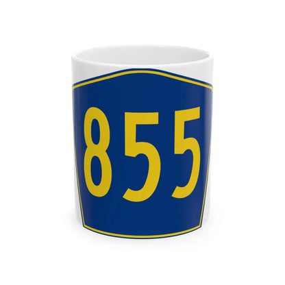 PR secondary 855 (Puerto Rico) (Road Sign) White Coffee Mug 11oz - Go Mug Yourself