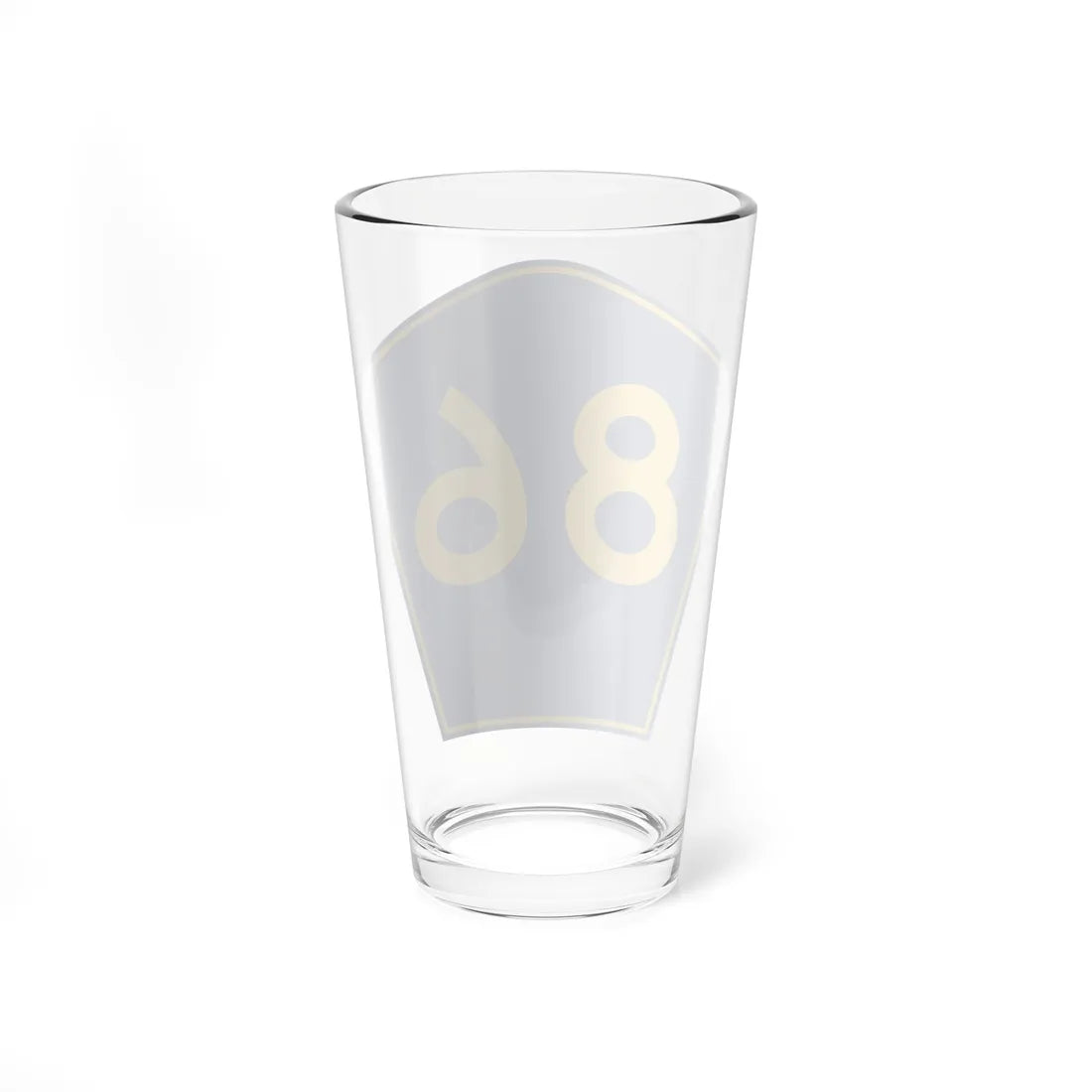 PR secondary 86 (Puerto Rico) (Road Sign) Pint Glass 16oz - Go Mug Yourself