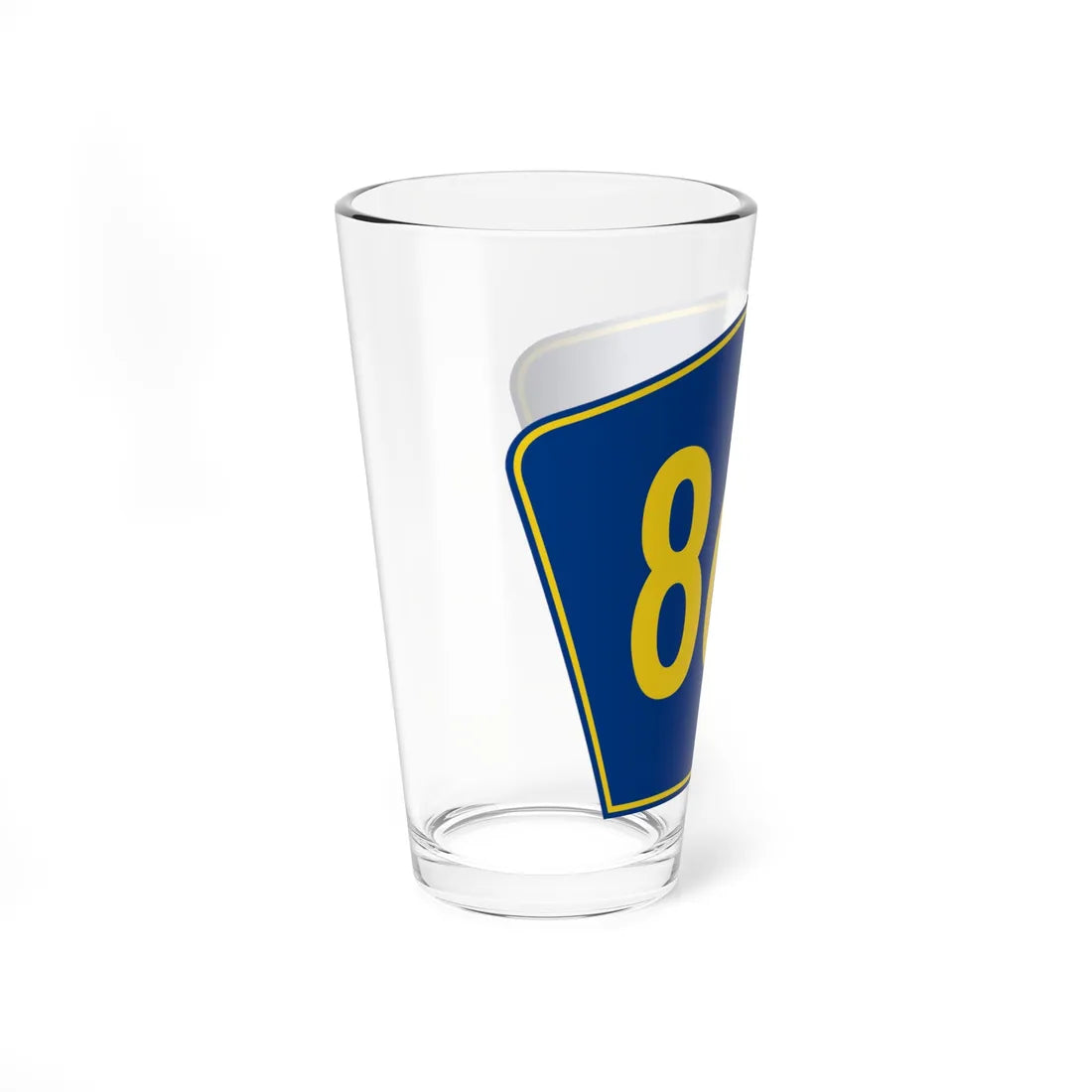 PR secondary 863 (Puerto Rico) (Road Sign) Pint Glass 16oz - Go Mug Yourself