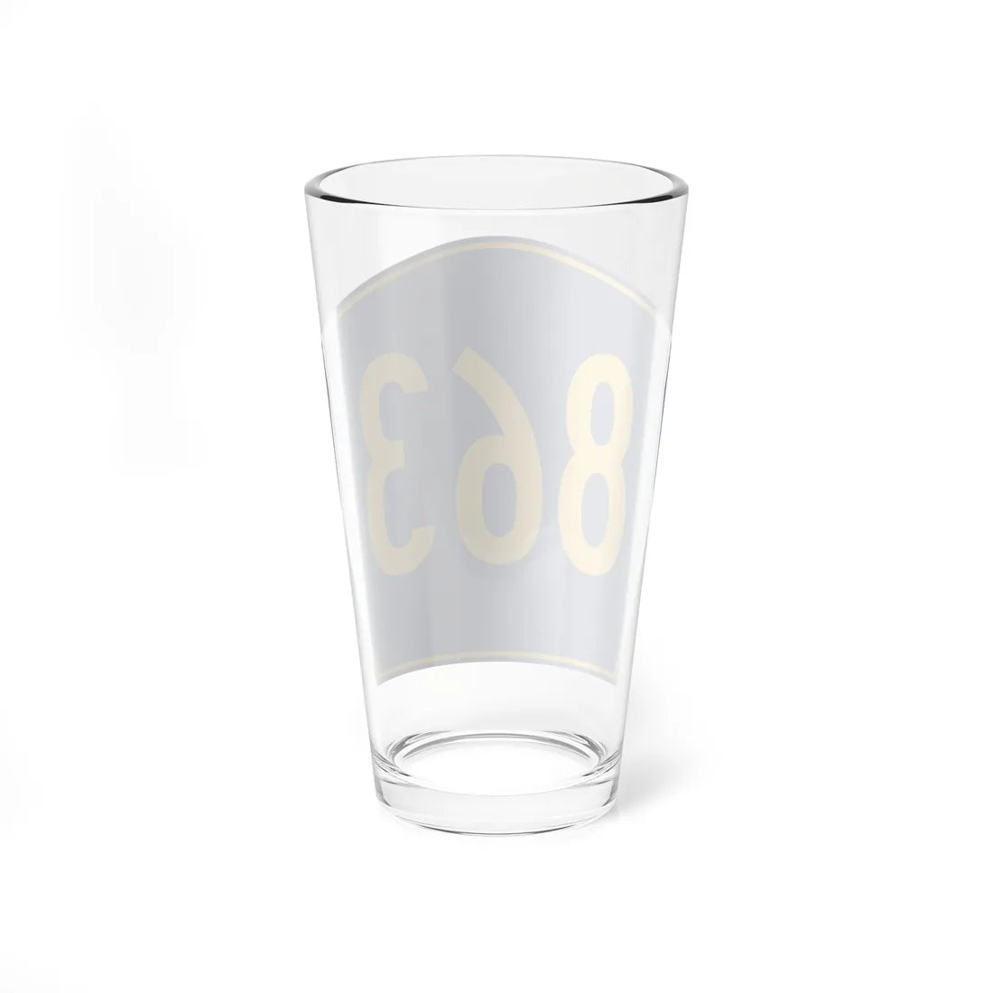 PR secondary 863 (Puerto Rico) (Road Sign) Pint Glass 16oz - Go Mug Yourself