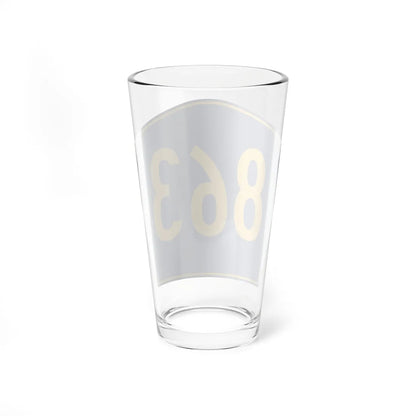 PR secondary 863 (Puerto Rico) (Road Sign) Pint Glass 16oz - Go Mug Yourself