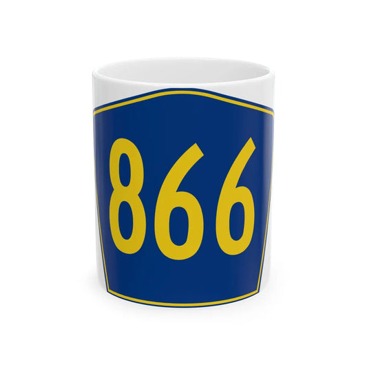 PR secondary 866 (Puerto Rico) (Road Sign) White Coffee Mug 11oz - Go Mug Yourself