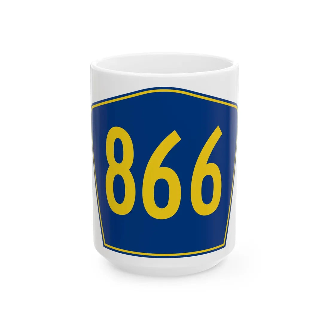 PR secondary 866 (Puerto Rico) (Road Sign) White Coffee Mug 15oz - Go Mug Yourself