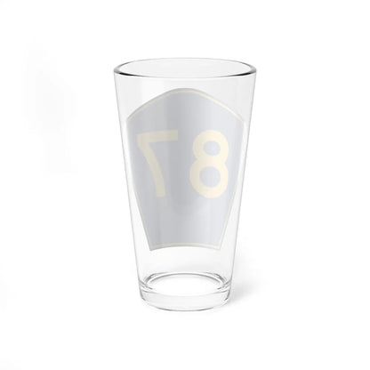 PR secondary 87 (Puerto Rico) (Road Sign) Pint Glass 16oz - Go Mug Yourself