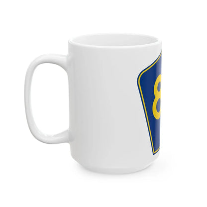 PR secondary 87 (Puerto Rico) (Road Sign) White Coffee Mug - Go Mug Yourself