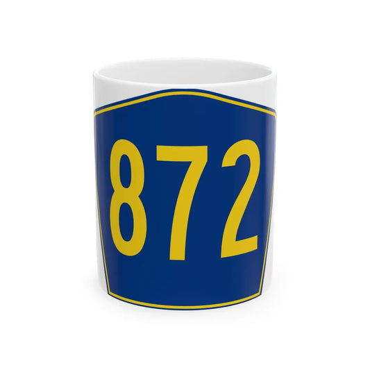 PR secondary 872 (Puerto Rico) (Road Sign) White Coffee Mug 11oz - Go Mug Yourself