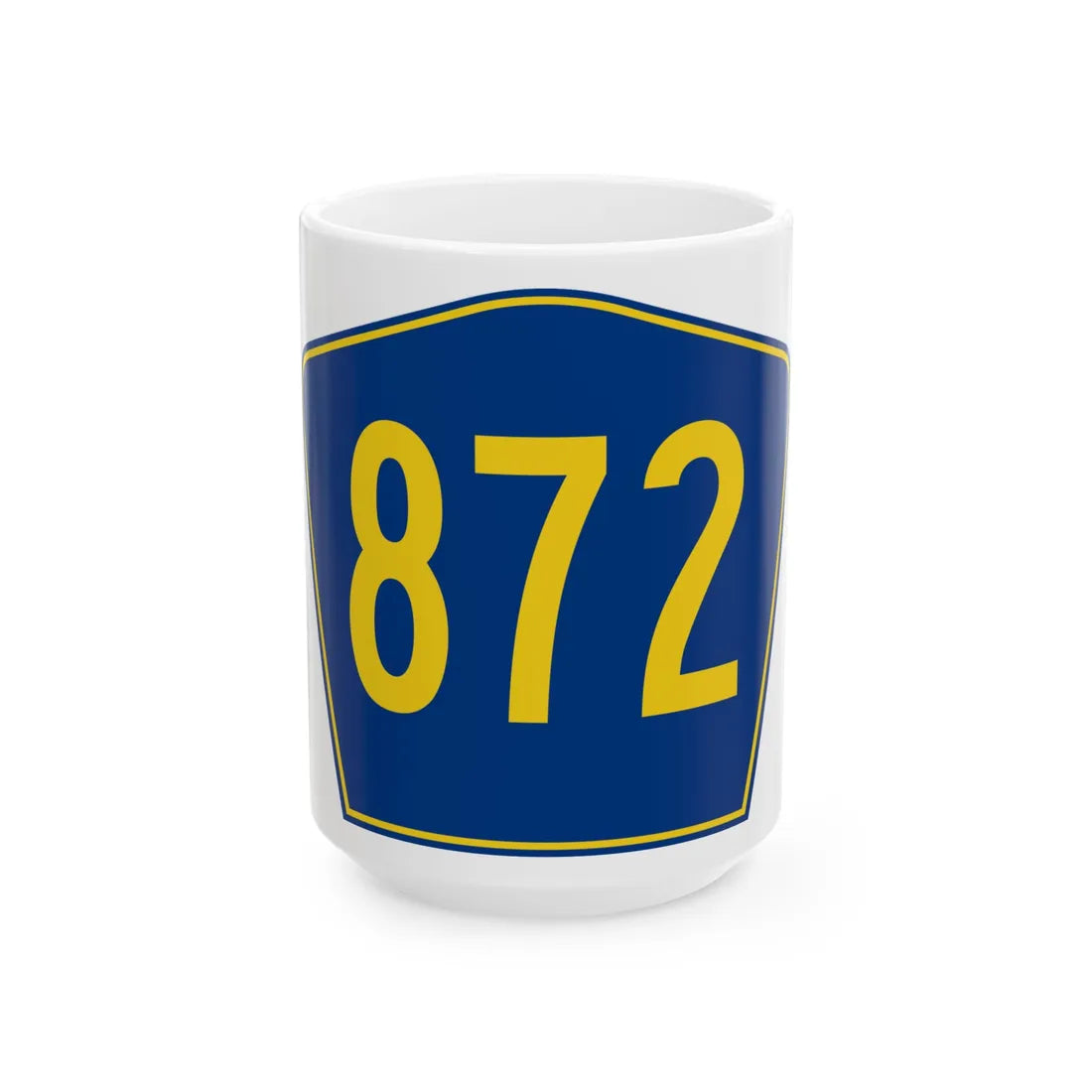PR secondary 872 (Puerto Rico) (Road Sign) White Coffee Mug 15oz - Go Mug Yourself