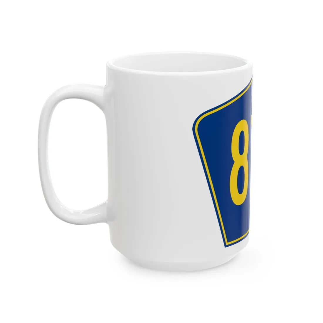 PR secondary 872 (Puerto Rico) (Road Sign) White Coffee Mug - Go Mug Yourself