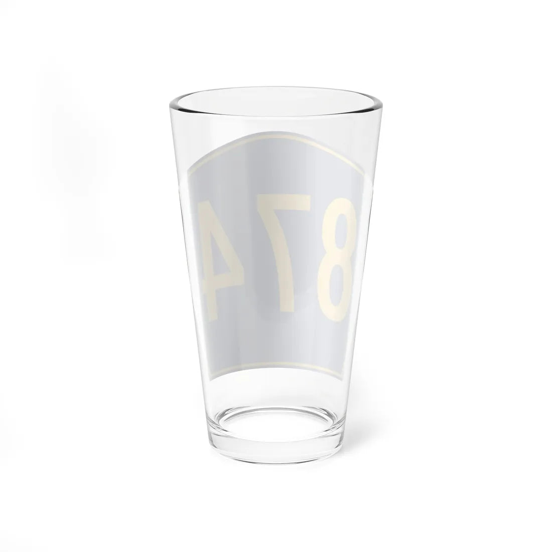PR secondary 874 (Puerto Rico) (Road Sign) Pint Glass 16oz - Go Mug Yourself