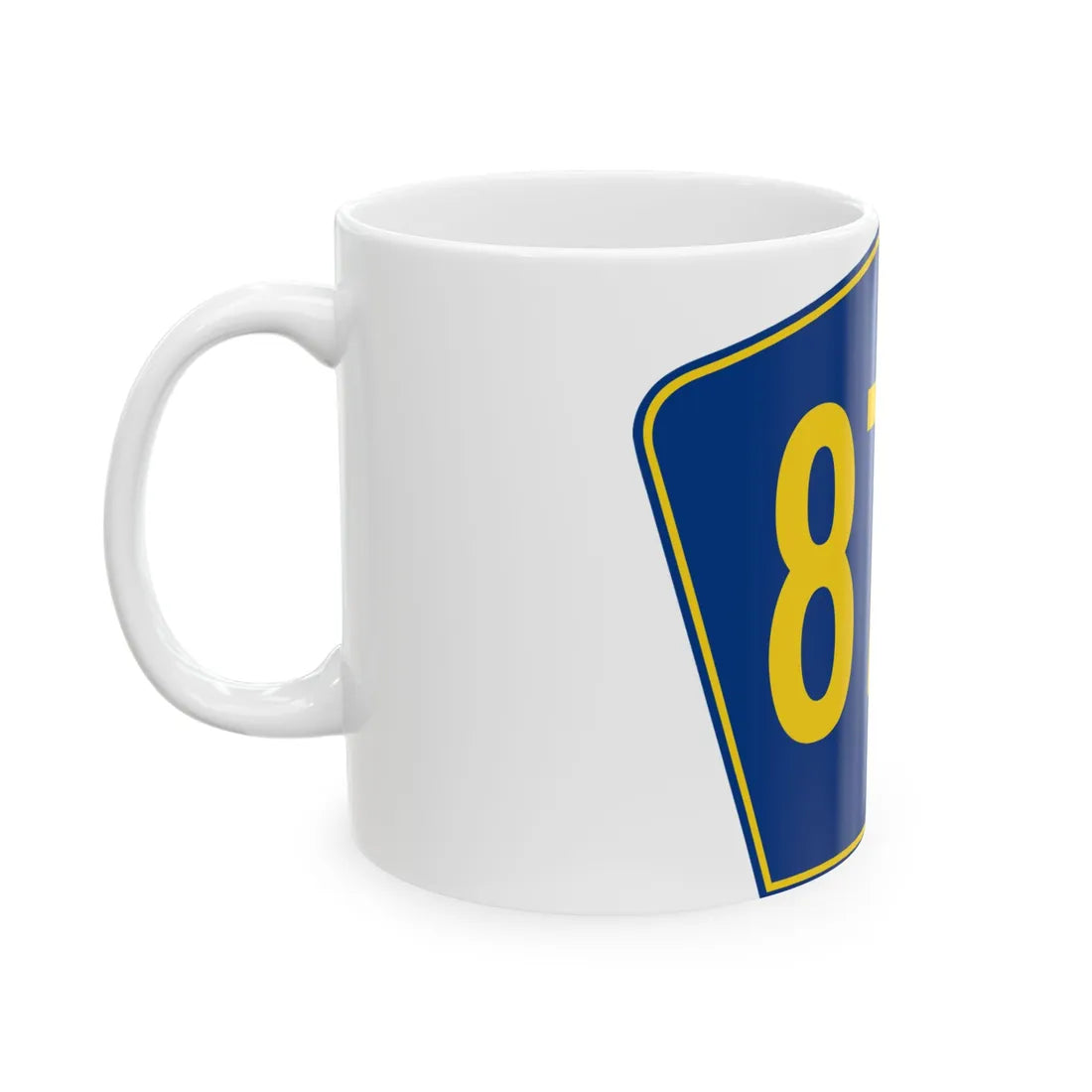 PR secondary 874 (Puerto Rico) (Road Sign) White Coffee Mug - Go Mug Yourself