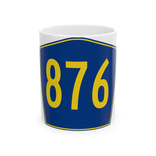 PR secondary 876 (Puerto Rico) (Road Sign) White Coffee Mug 11oz - Go Mug Yourself