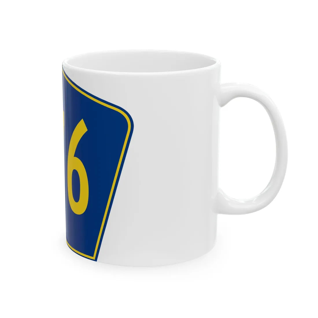 PR secondary 876 (Puerto Rico) (Road Sign) White Coffee Mug - Go Mug Yourself