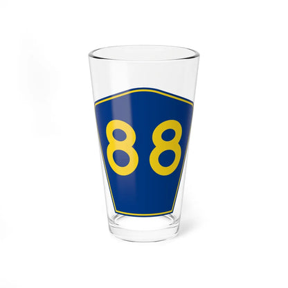 PR secondary 88 (Puerto Rico) (Road Sign) Pint Glass 16oz 16oz - Go Mug Yourself