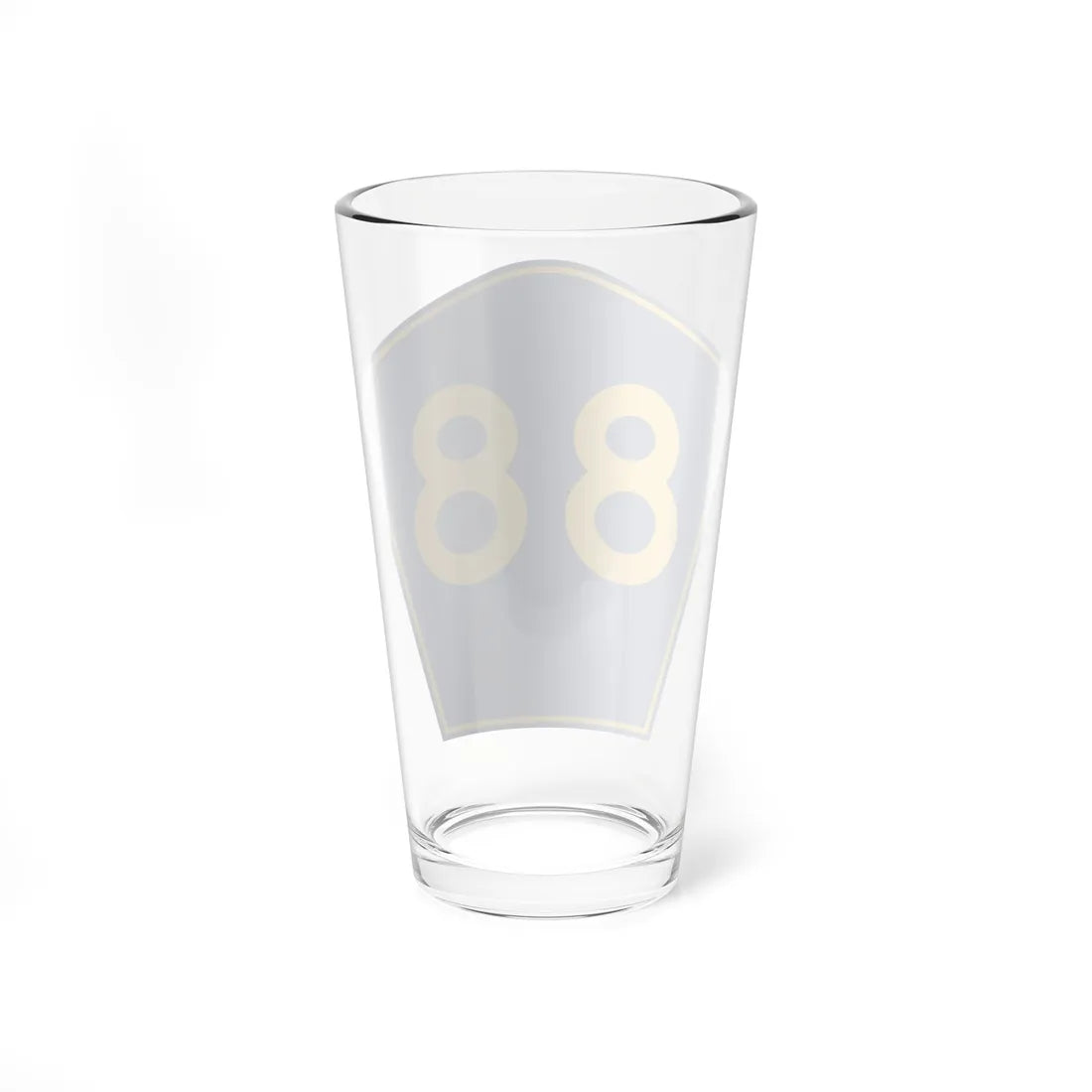 PR secondary 88 (Puerto Rico) (Road Sign) Pint Glass 16oz - Go Mug Yourself