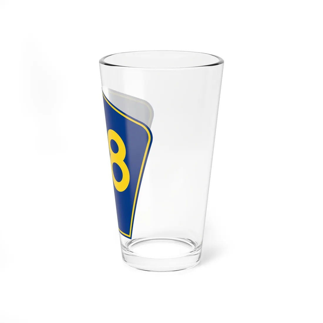 PR secondary 88 (Puerto Rico) (Road Sign) Pint Glass 16oz - Go Mug Yourself