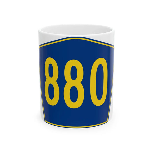 PR secondary 880 (Puerto Rico) (Road Sign) White Coffee Mug 11oz - Go Mug Yourself
