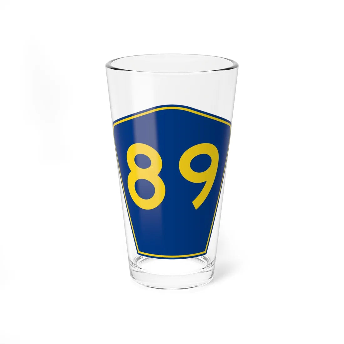 PR secondary 89 (Puerto Rico) (Road Sign) Pint Glass 16oz - Go Mug Yourself