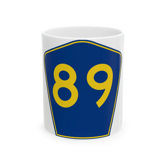 PR secondary 89 (Puerto Rico) (Road Sign) White Coffee Mug 11oz - Go Mug Yourself