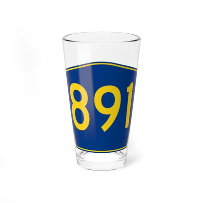 PR secondary 891 (Puerto Rico) (Road Sign) Pint Glass 16oz 16oz - Go Mug Yourself