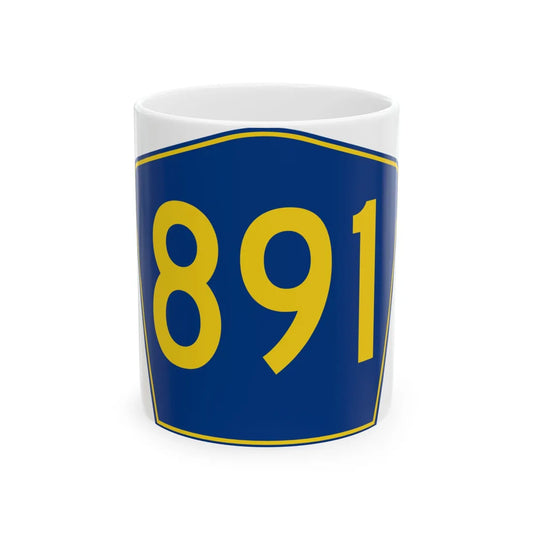PR secondary 891 (Puerto Rico) (Road Sign) White Coffee Mug 11oz - Go Mug Yourself