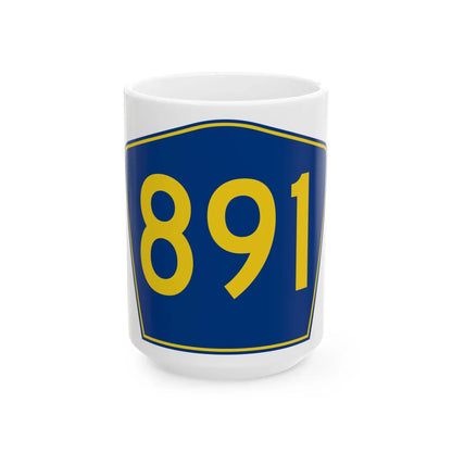 PR secondary 891 (Puerto Rico) (Road Sign) White Coffee Mug 15oz - Go Mug Yourself