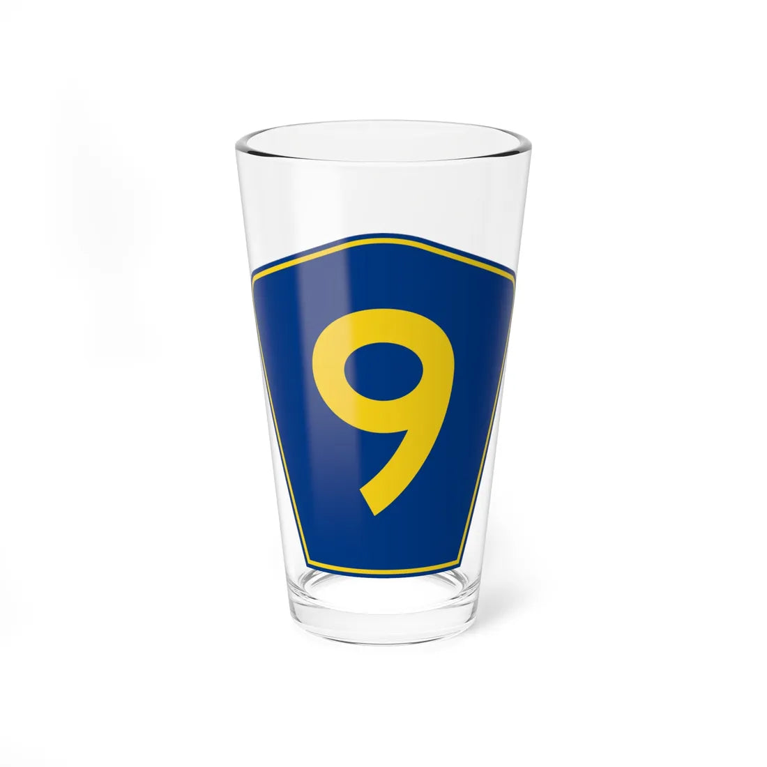 PR secondary 9 (Puerto Rico) (Road Sign) Pint Glass 16oz 16oz - Go Mug Yourself