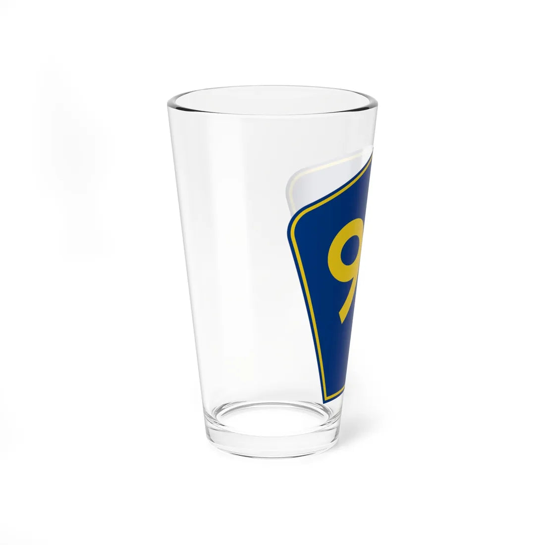 PR secondary 90 (Puerto Rico) (Road Sign) Pint Glass 16oz - Go Mug Yourself