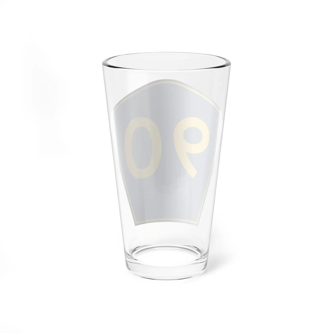 PR secondary 90 (Puerto Rico) (Road Sign) Pint Glass 16oz - Go Mug Yourself