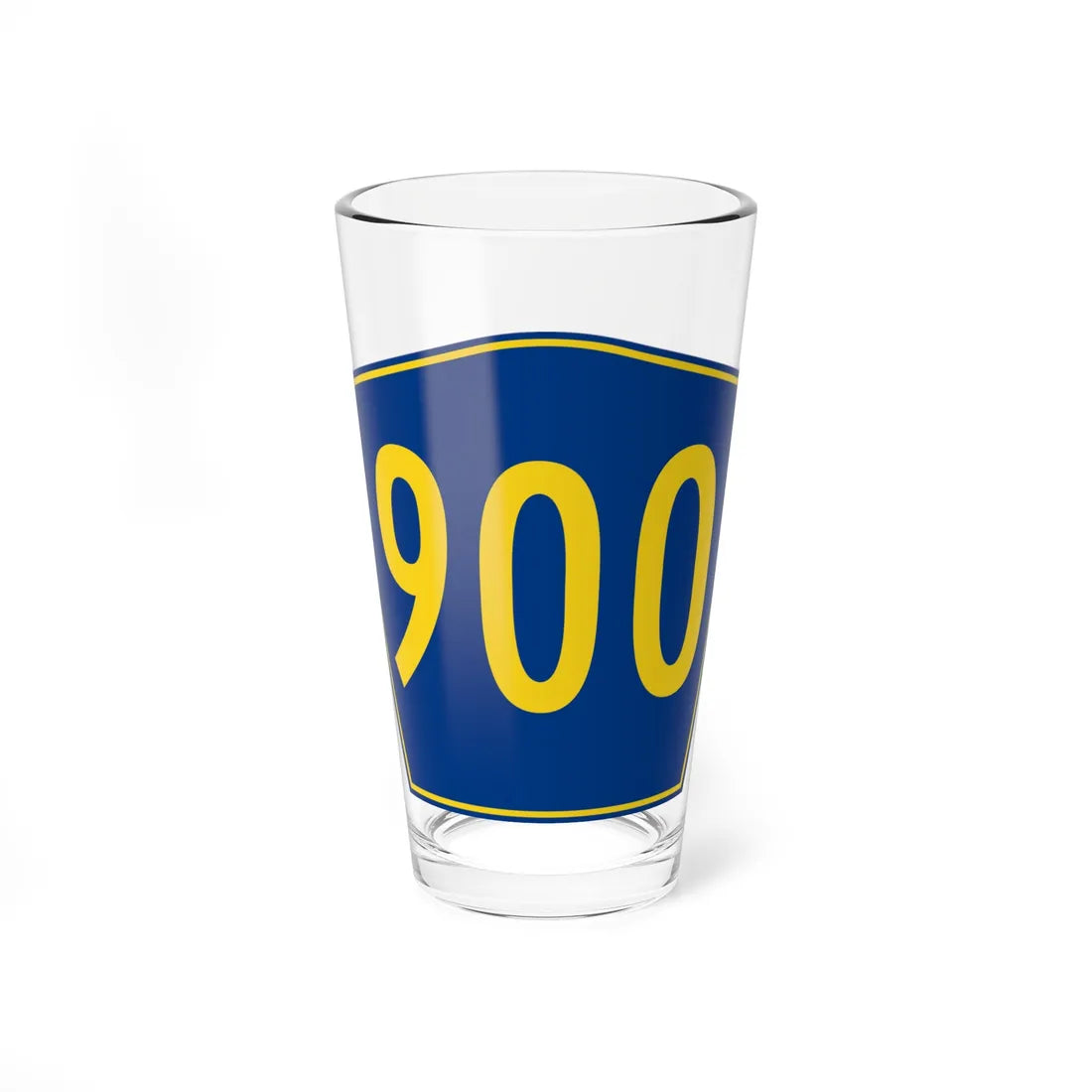 PR secondary 900 (Puerto Rico) (Road Sign) Pint Glass 16oz 16oz - Go Mug Yourself