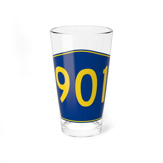 PR secondary 901 (Puerto Rico) (Road Sign) Pint Glass 16oz 16oz - Go Mug Yourself