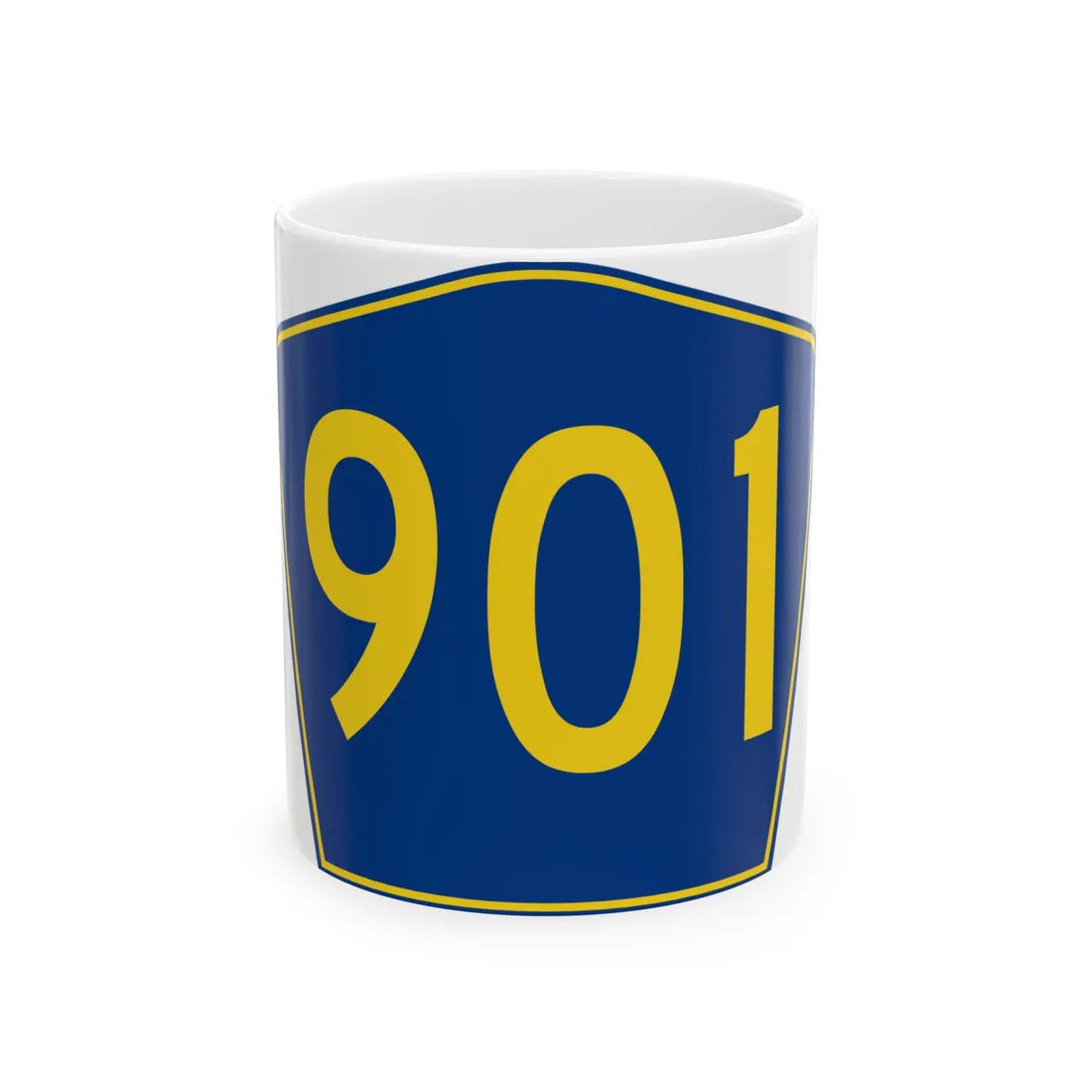 PR secondary 901 (Puerto Rico) (Road Sign) White Coffee Mug 11oz - Go Mug Yourself