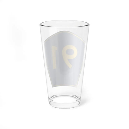 PR secondary 91 (Puerto Rico) (Road Sign) Pint Glass 16oz - Go Mug Yourself