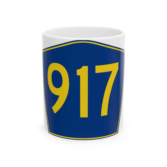 PR secondary 917 (Puerto Rico) (Road Sign) White Coffee Mug 11oz - Go Mug Yourself